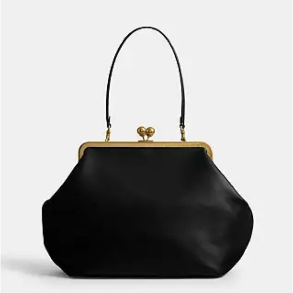 Coach Large Kisslock Frame Bag